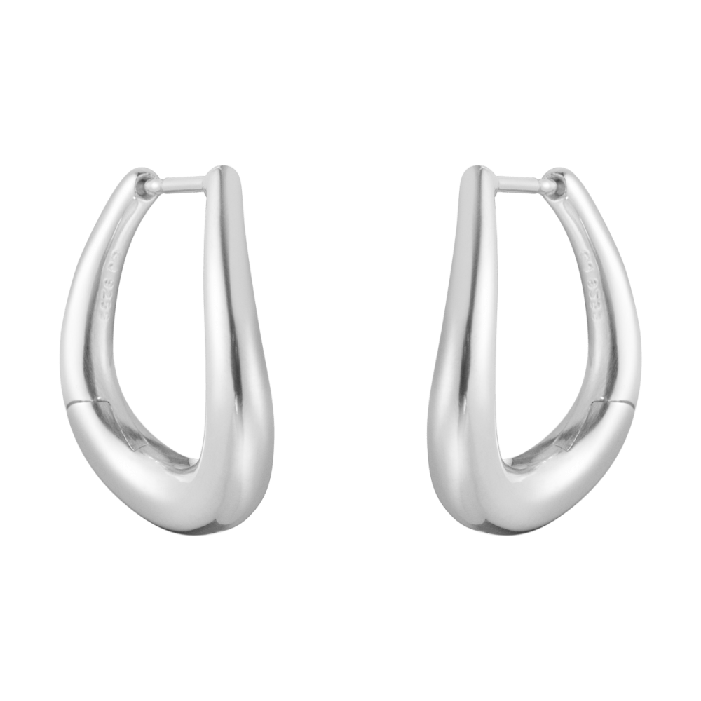 GEORG JENSEN オフスプリングイヤーフープ　ピアス