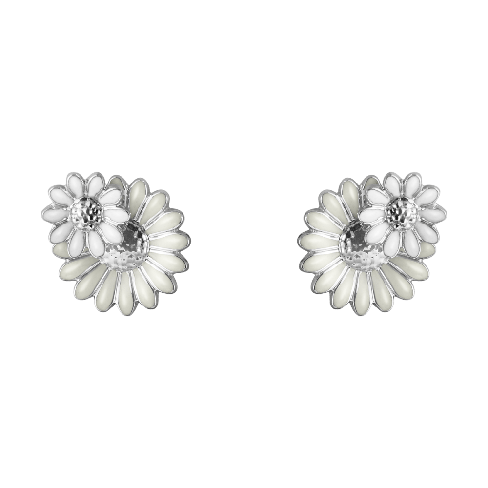 Sterling silver daisy earrings store