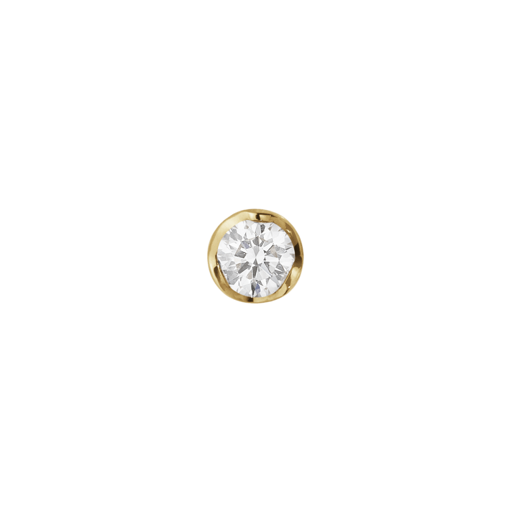 Diamond solitaire store stud earrings