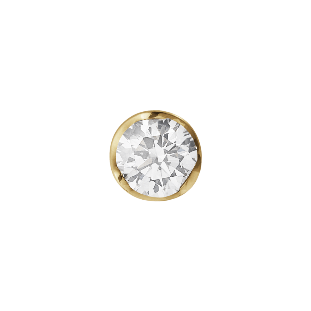 GEORG JENSEN SIGNATURE DIAMONDS Solitaire Stud Earring Single piece