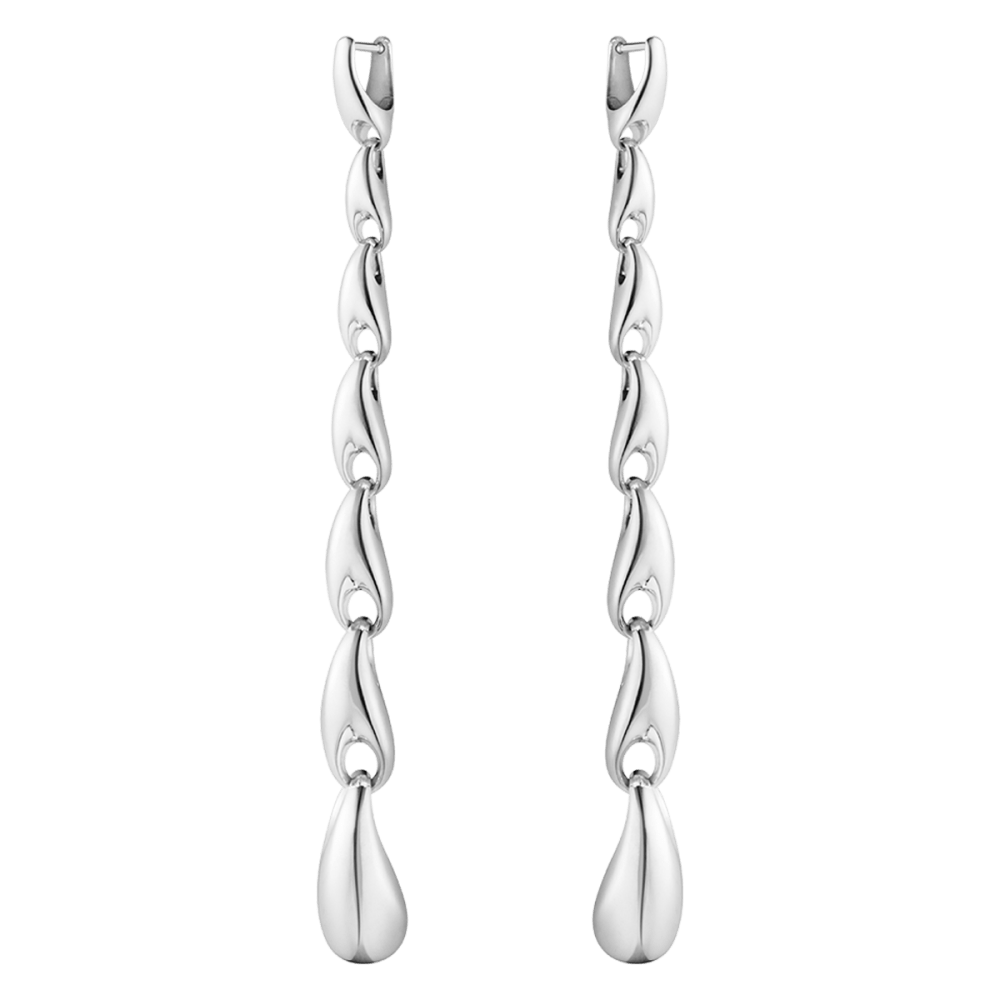 REFLECT Earring Extra Long in sterling silver