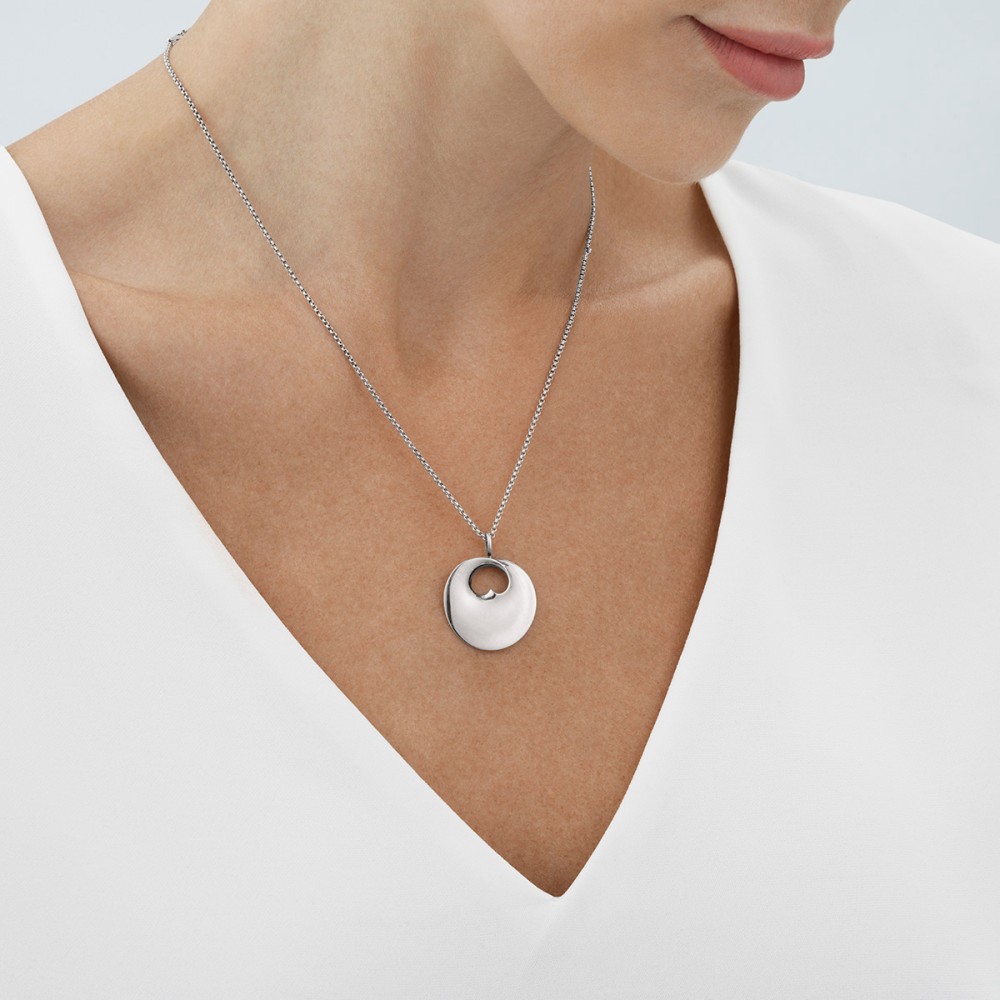 HEARTS OF GEORG JENSEN pendant and chain in sterling silver