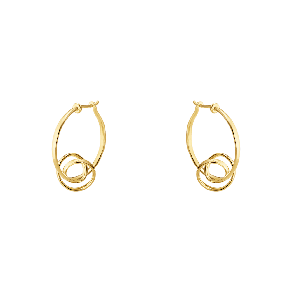 Torun フープピアス - 18K イエローゴールド