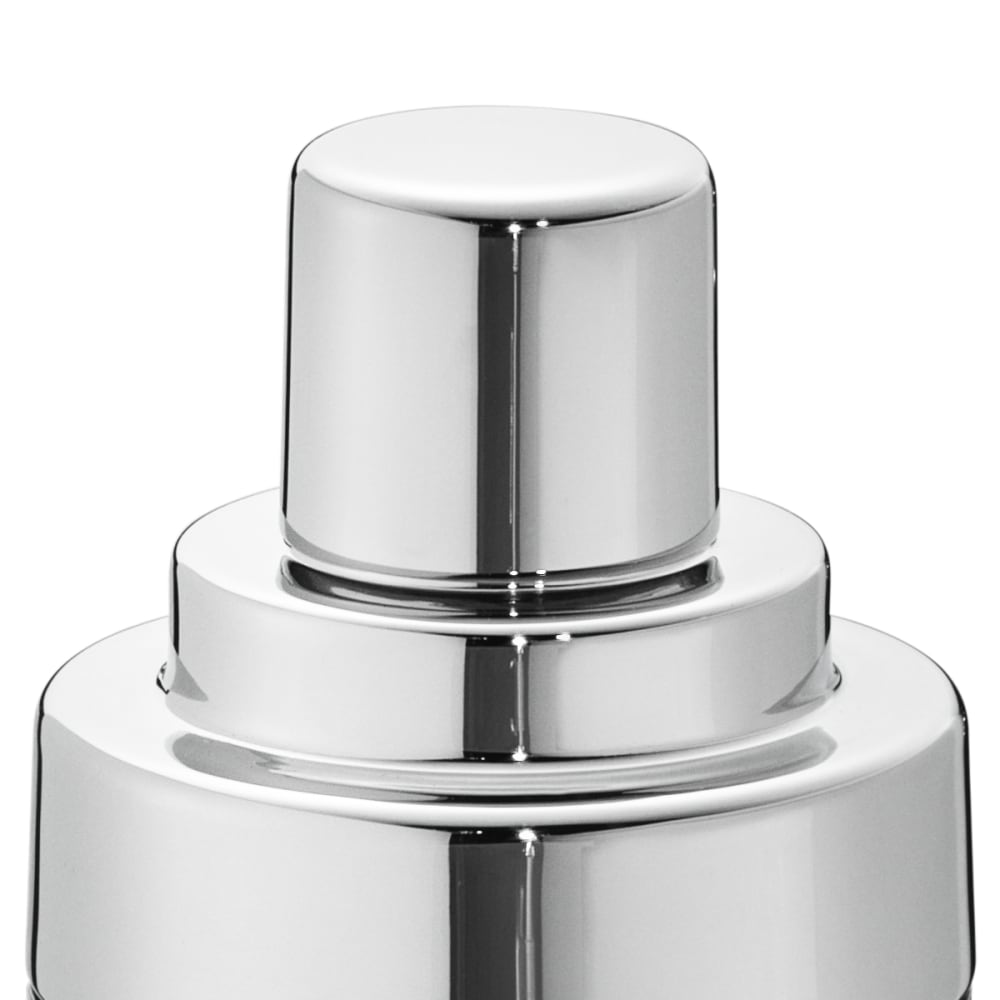 MANHATTAN cocktail shaker in Art Deco inspired stainless steel