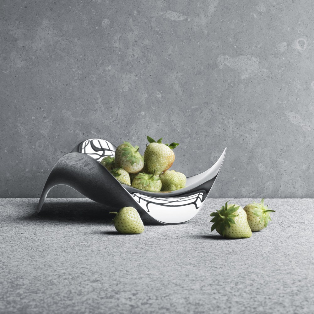 小物入れ COBRA BOWL COBRA bowl in polished stainless steel, small | Georg Jensen