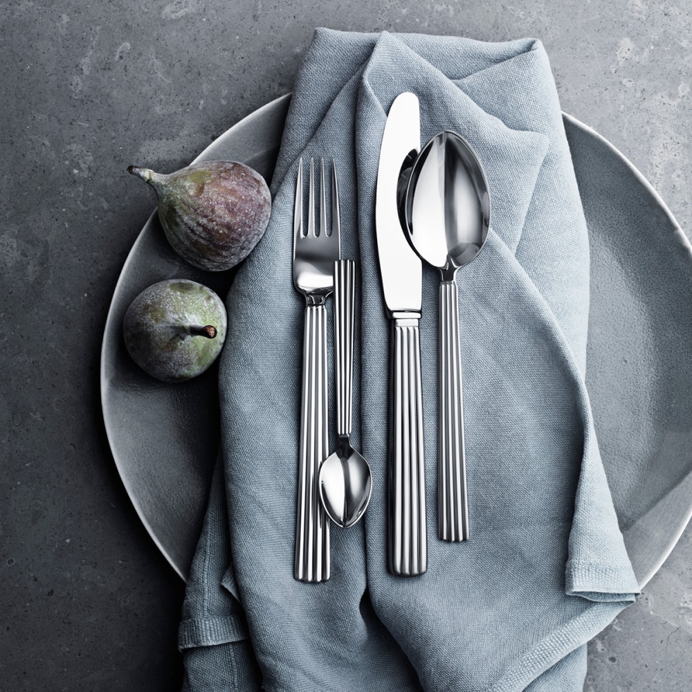 Bernadotte 4 piece stainless steel cutlery set | Georg Jensen