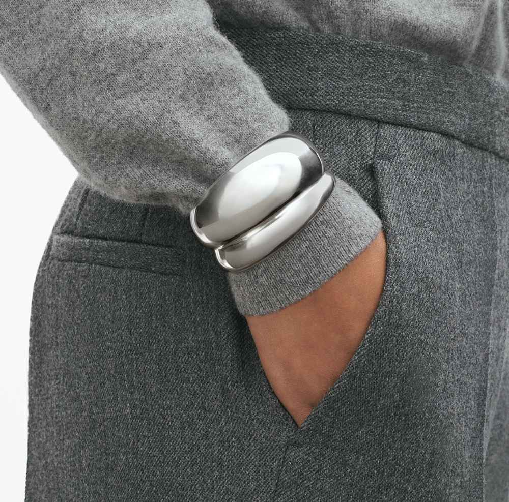 カーブ(CURVE) スターリングシルバー バングル(M)