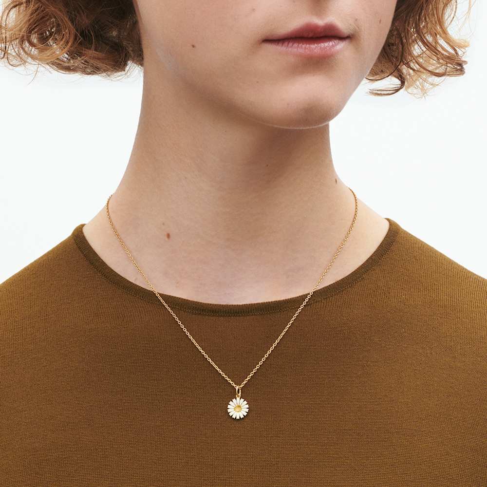 デイジー (DAISY)ペンダント - スターリングシルバー 18Kゴールド