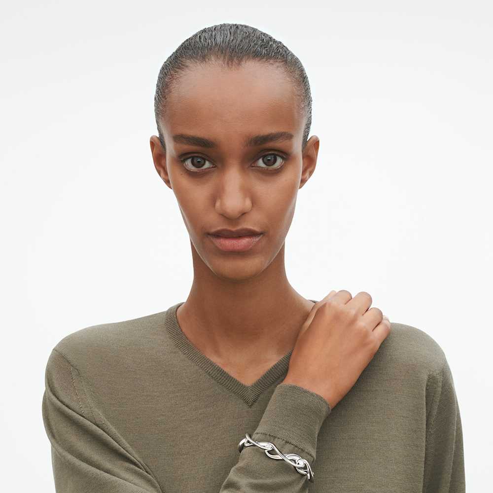 Infinity sterling silver bracelet for women | Georg Jensen
