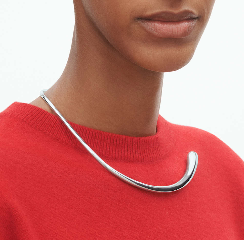 Mercy unique sterling silver ring necklace I Georg Jensen