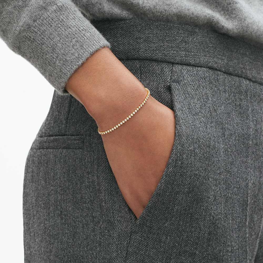 ゴールド ブレスレット 遺品整理 1226-a2 K18イエローゴールド ダイヤモンド ブレスレット 19cm | 高品質 金