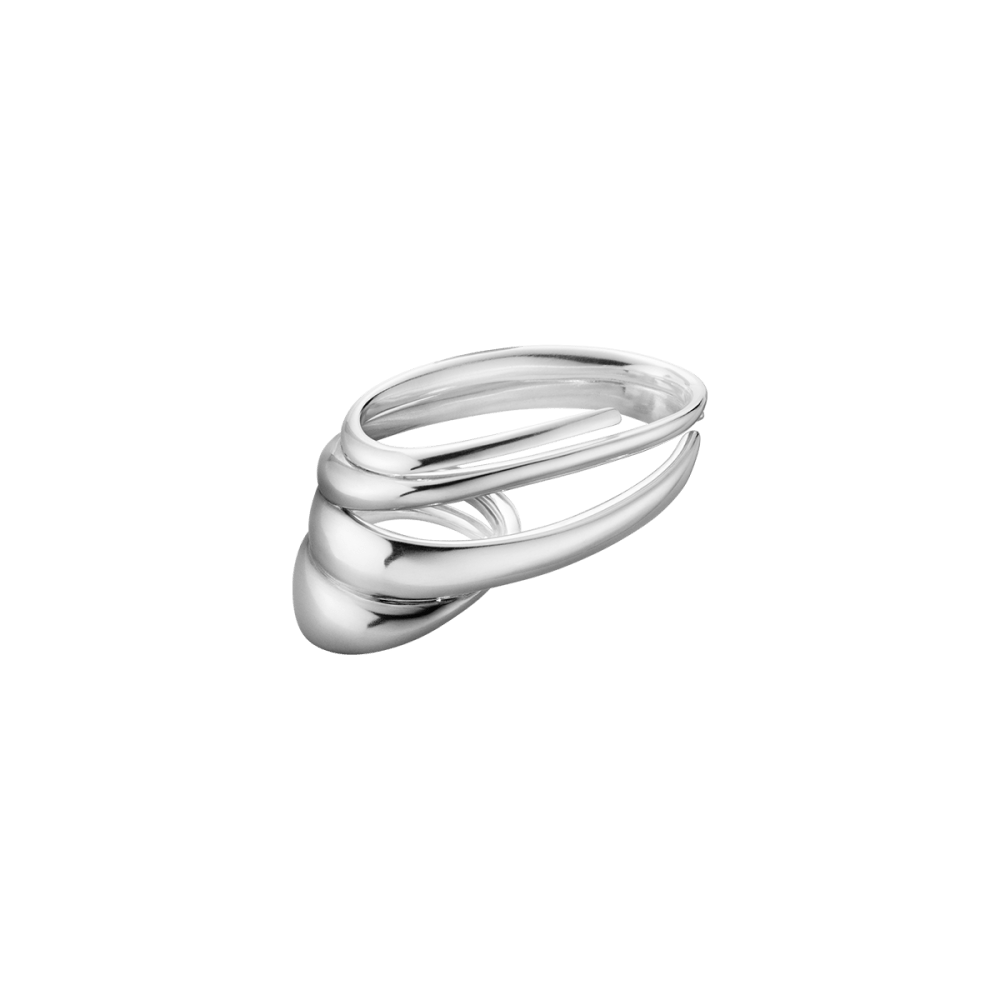 スターリングシルバー製 Georg Jensen Arc ダブルリング