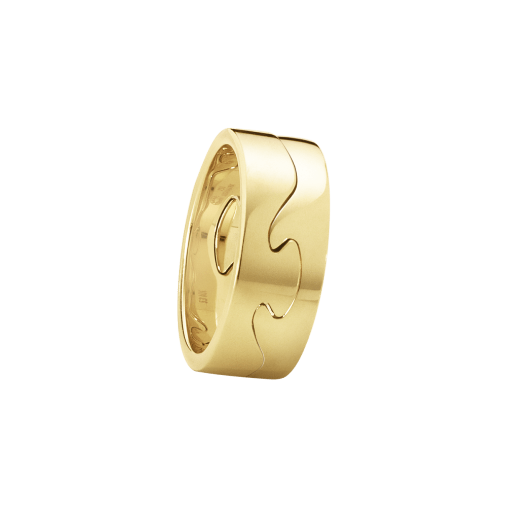 Fusion 2 piece ring in 18kt. yellow gold | Georg Jensen Fusion 2 piece ring in 18kt. yellow gold | Georg Jensen