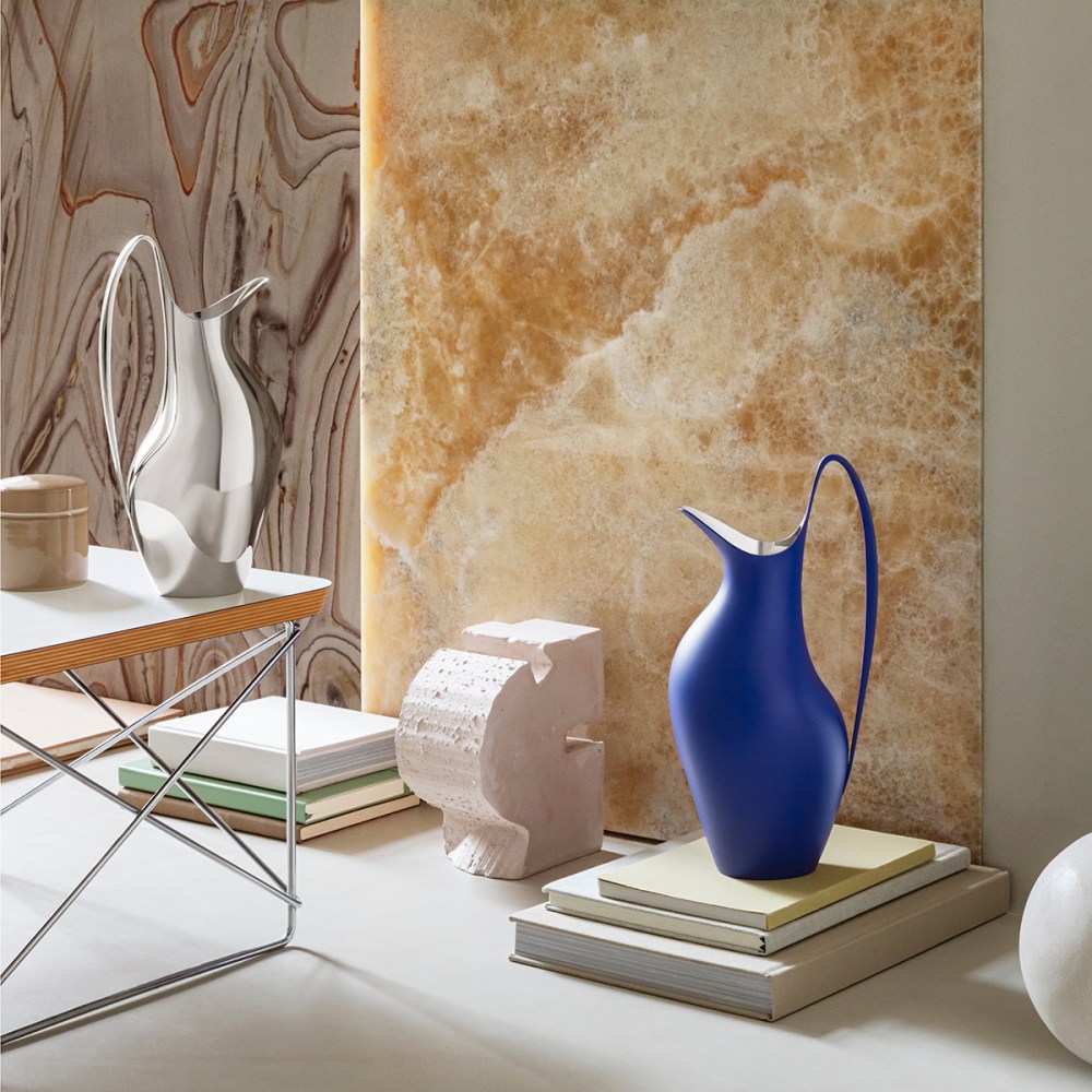 KOPPEL Pitcher, Iconic Blue, in stainless steel