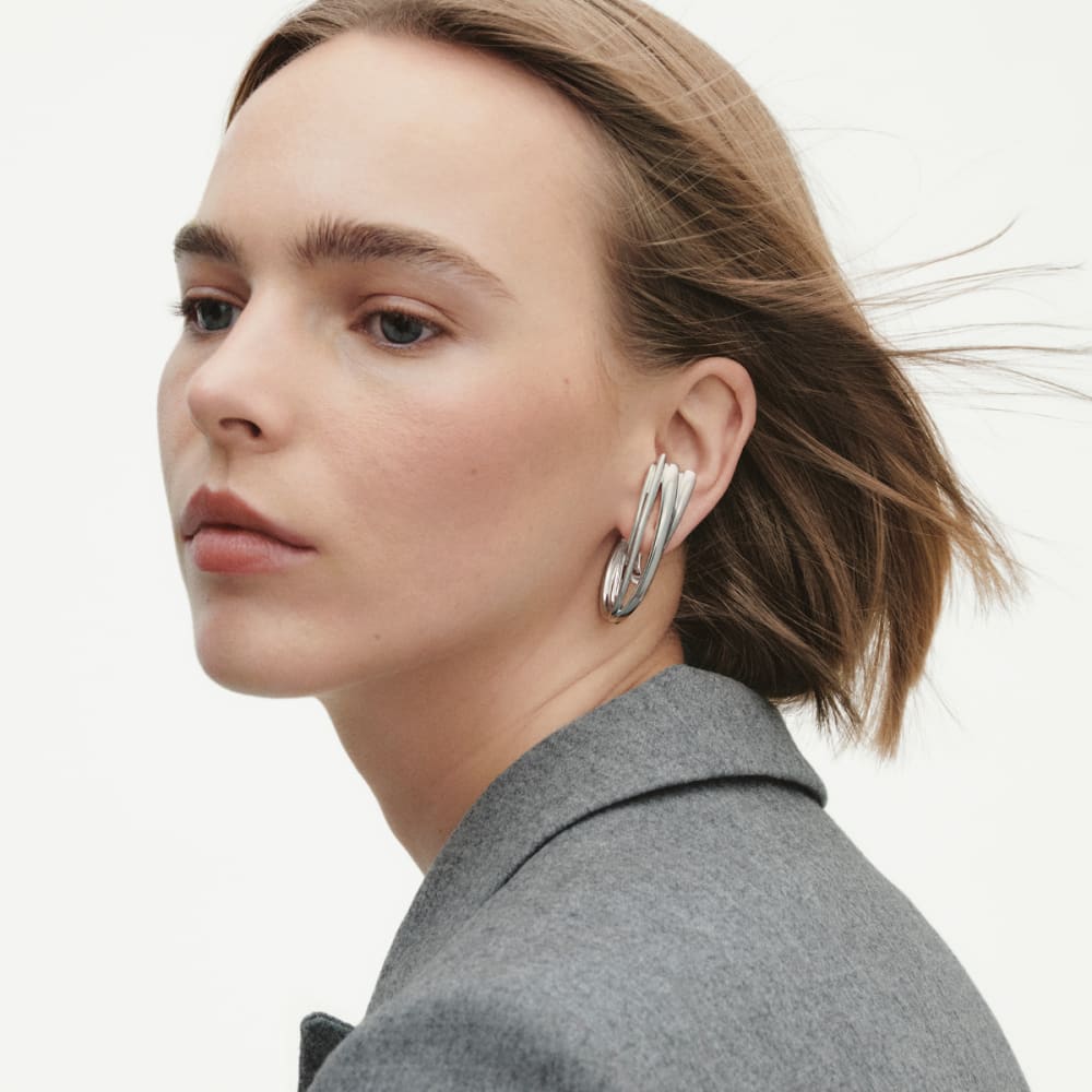 スターリングシルバー製 Georg Jensen Arc ピアス スターリングシルバー製 Georg Jensen Arc ピアス