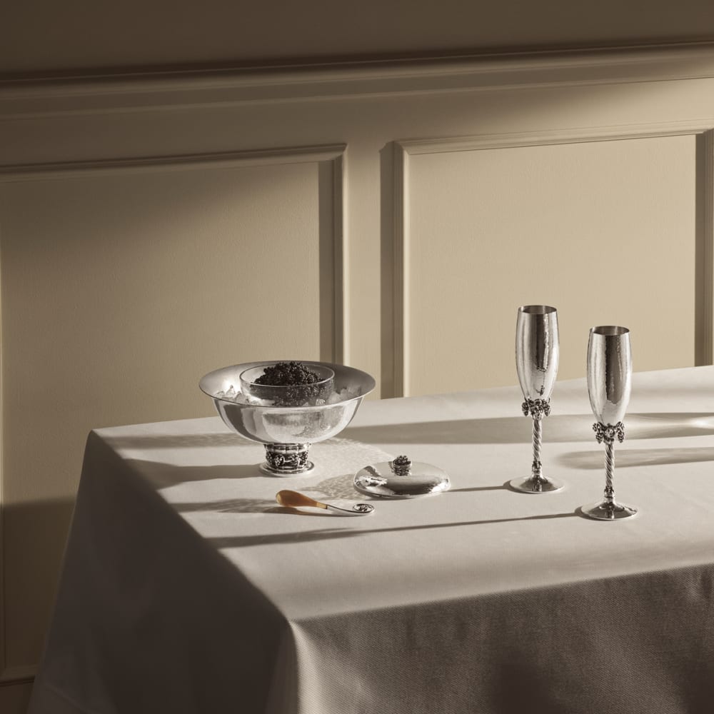 CHAMPAGNE Goblet 263C, Silver I Georg Jensen
