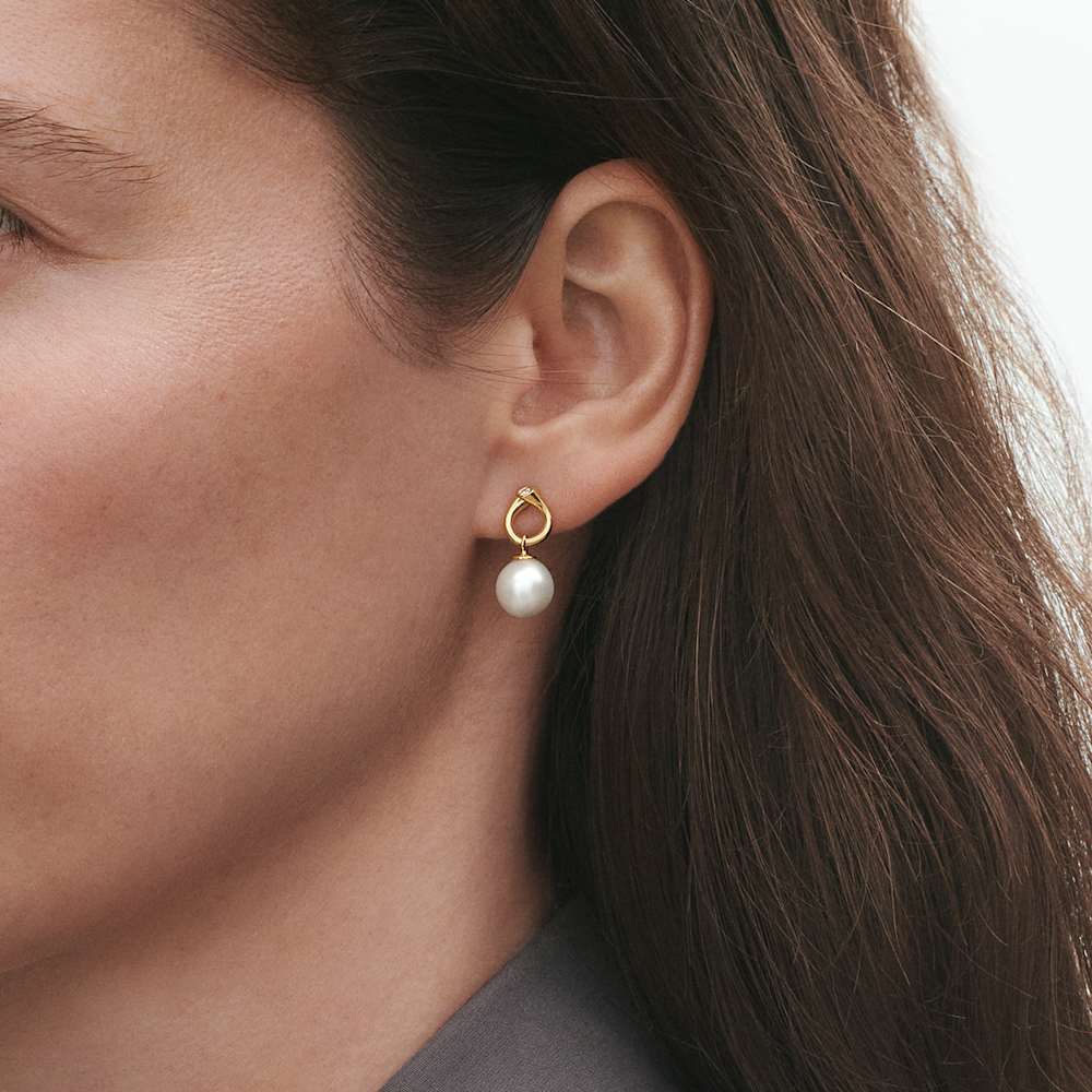 18k ピアス 18K 18金 ピアス ドロップピアス クロス k18 シンプル ゴールド ピアス