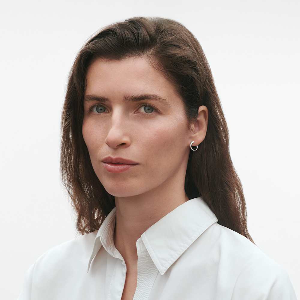 Mercy silver stud earring in sterling silver | Georg Jensen Mercy silver stud earring in sterling silver | Georg Jensen