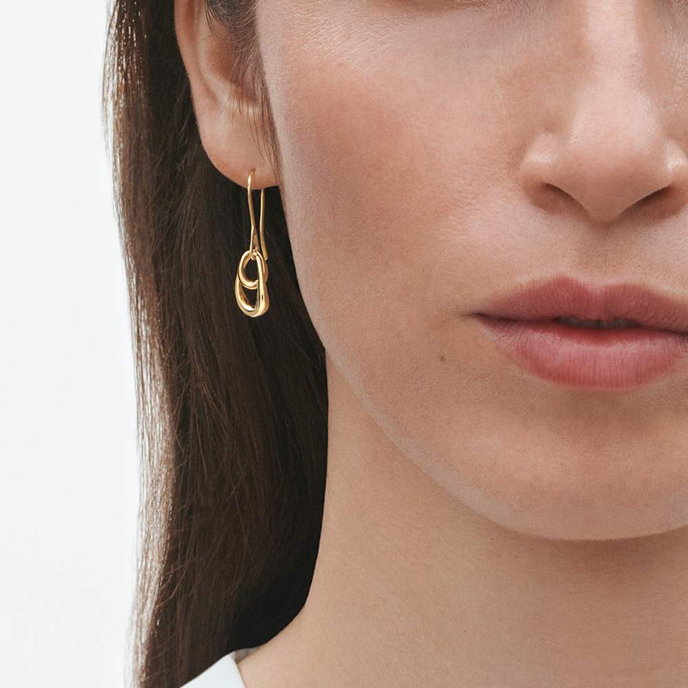 オフスプリング(OFFSPRING) ピアス - 18Kゴールド I Georg Jensen