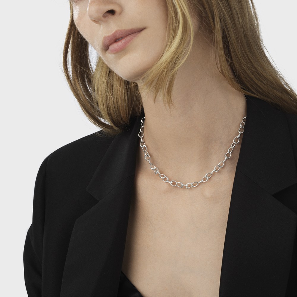 OFFSPRING Link Necklace in sterling silver. OFFSPRING Link Necklace in sterling silver.