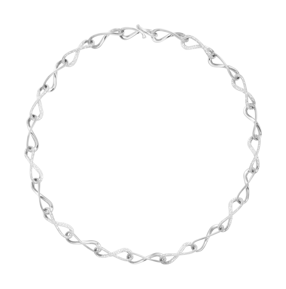 ジョージジェンセンインフィニティ6リンクネックレス