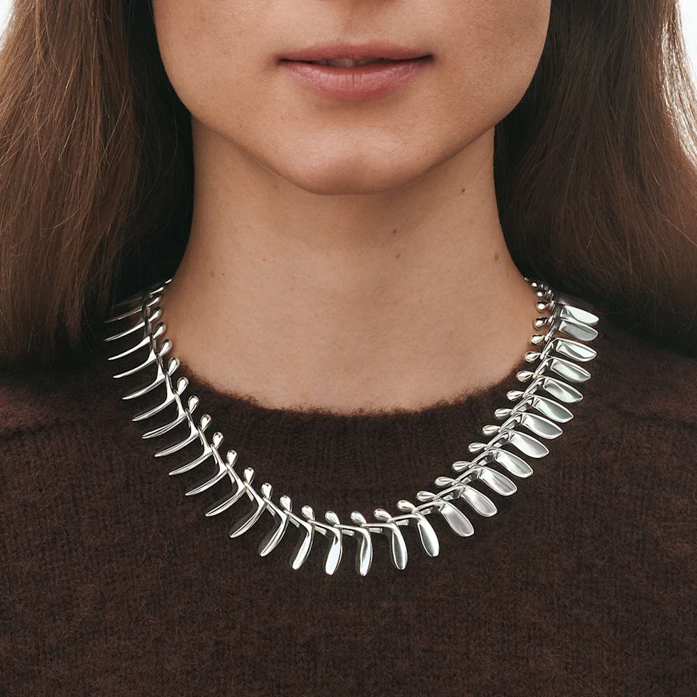 Archive contemporary sterling silver necklace | Georg Jensen