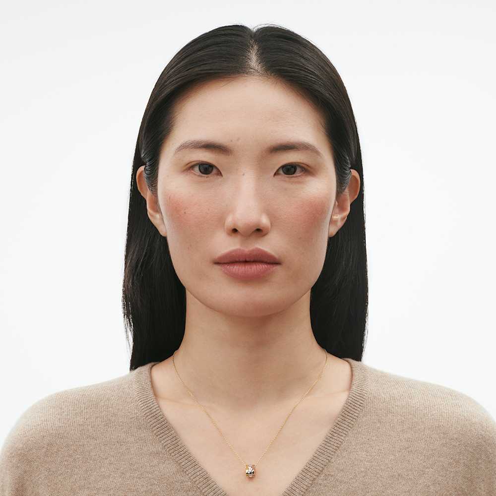 Fusion 18 Kt. rose gold pendant with diamonds | Georg Jensen
