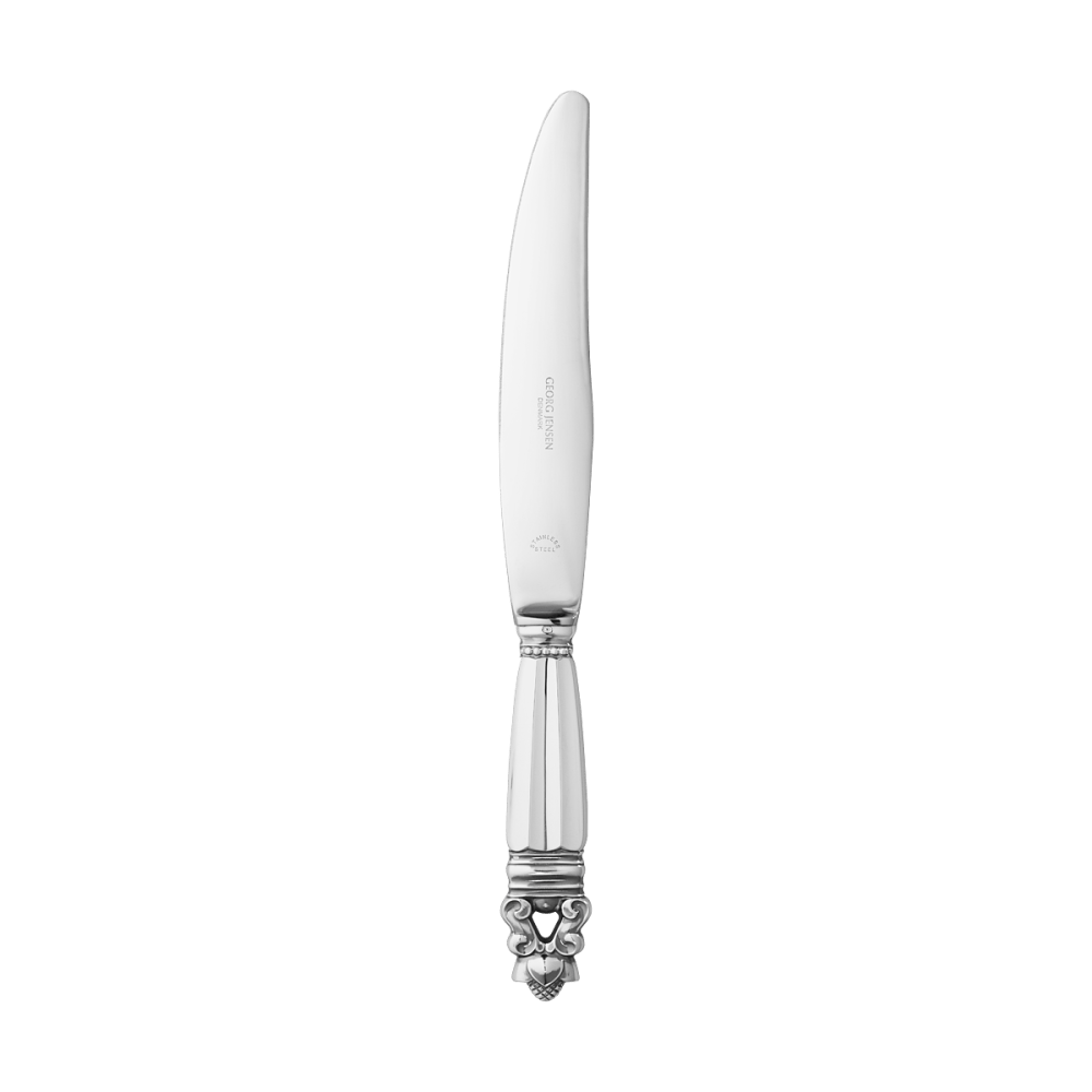 ジョージジェンセン　エーコン　ACORN廃盤ディナーナイフ　スターリングシルバー ACORN Dinner knife, short handle I Georg Jensen