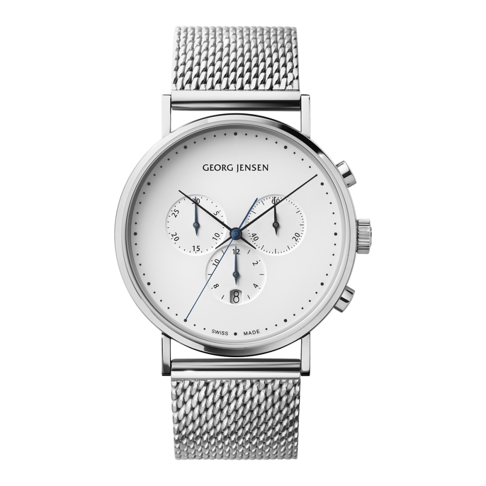 Koppel steel chronograph watch for men | Georg Jensen