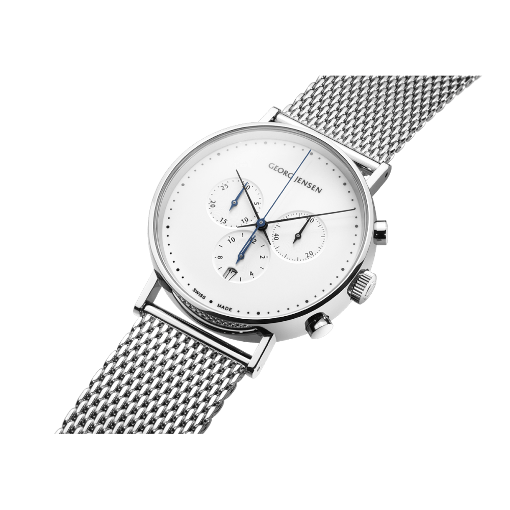 Koppel steel chronograph watch for men | Georg Jensen