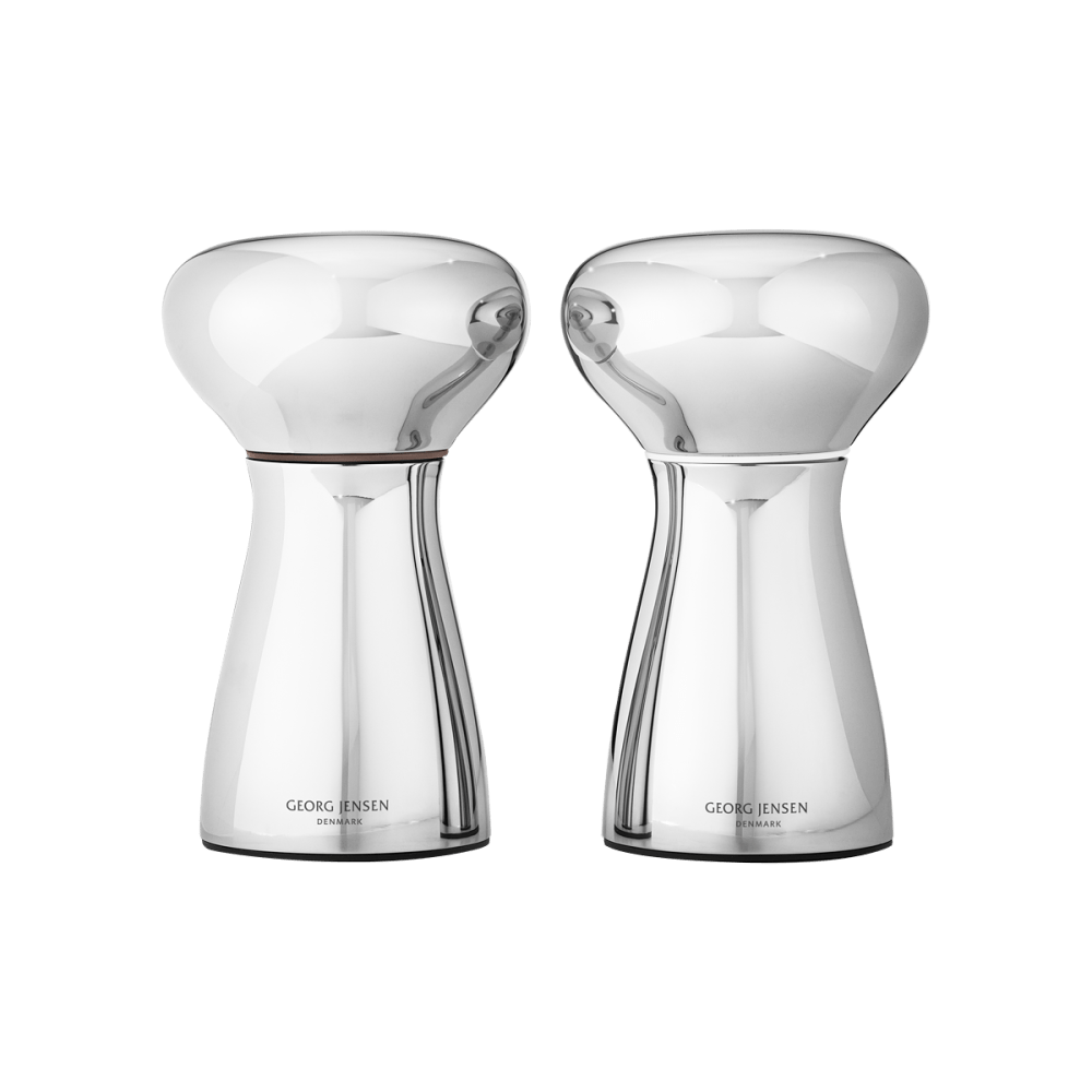 Georg Jensen Bernadotte salt and pepper grinder set