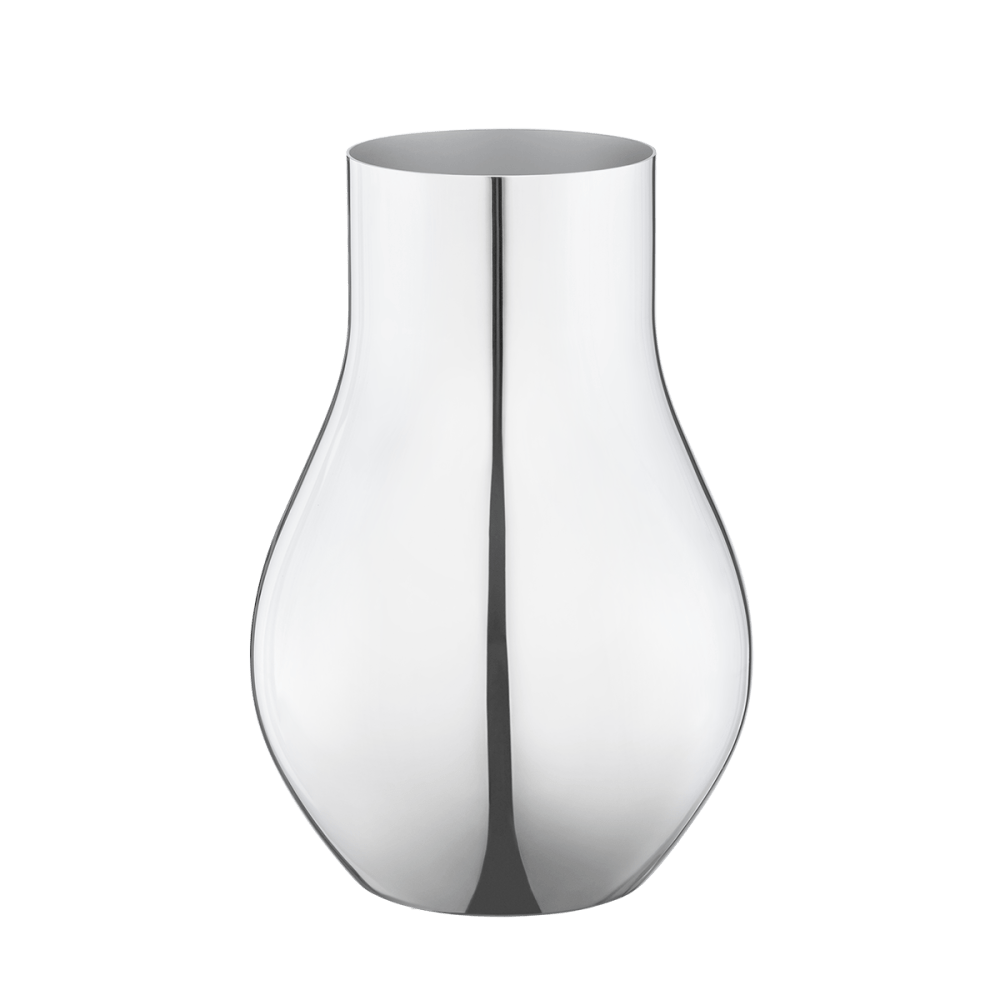 Cafu small stainless steel flower vase | Georg Jensen