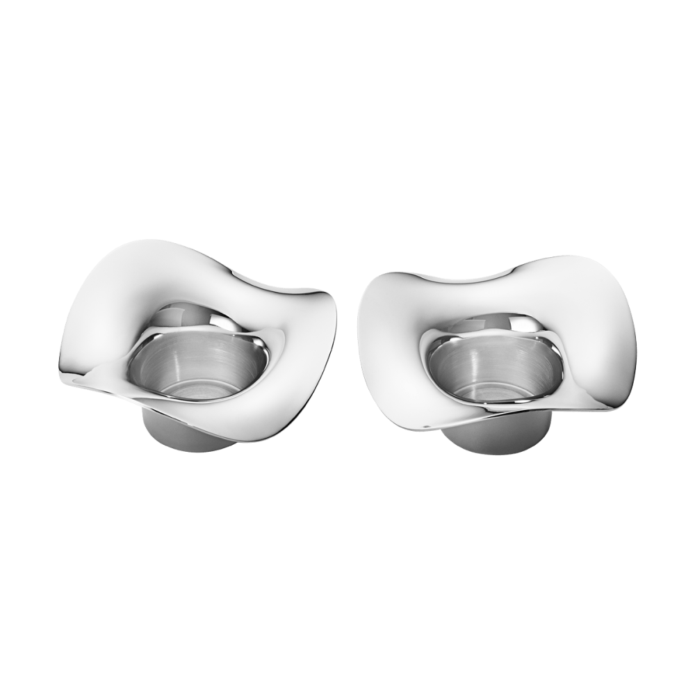 Cobra tea light holder set of two | Georg Jensen