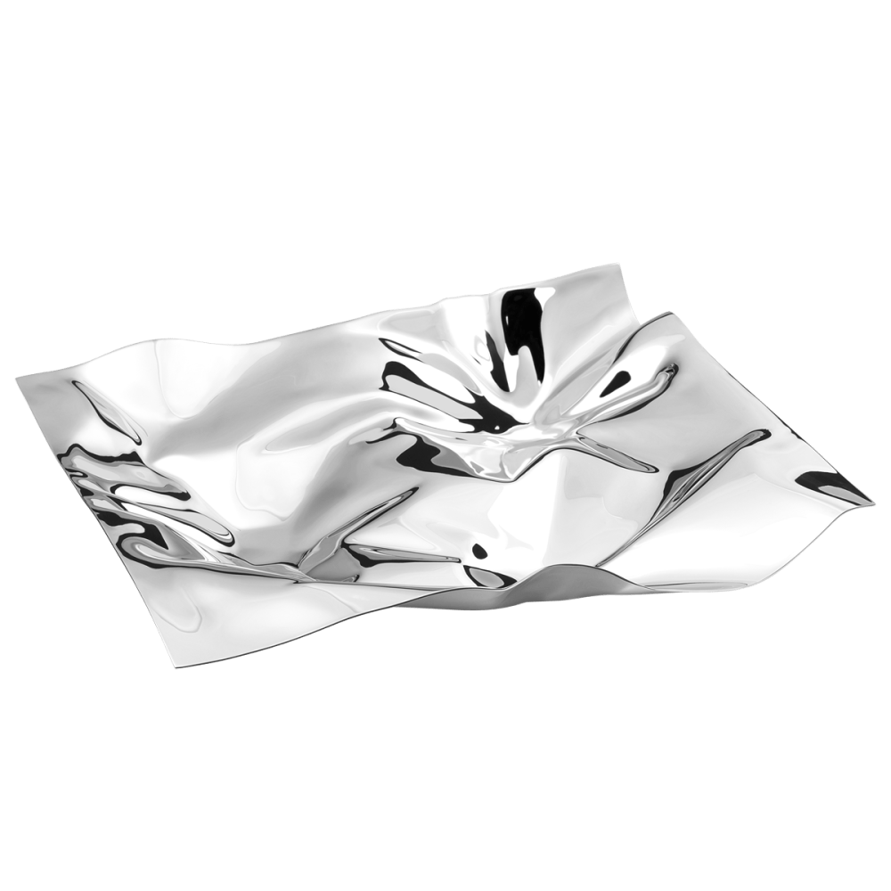 PANTON Tray, Medium, in polished stainless steel