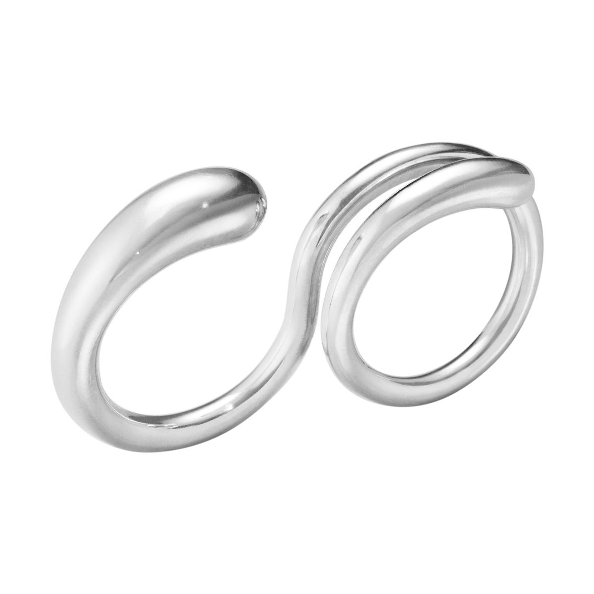 MERCY simple, double ring in sterling silver | Georg Jensen MERCY simple, double ring in sterling silver | Georg Jensen