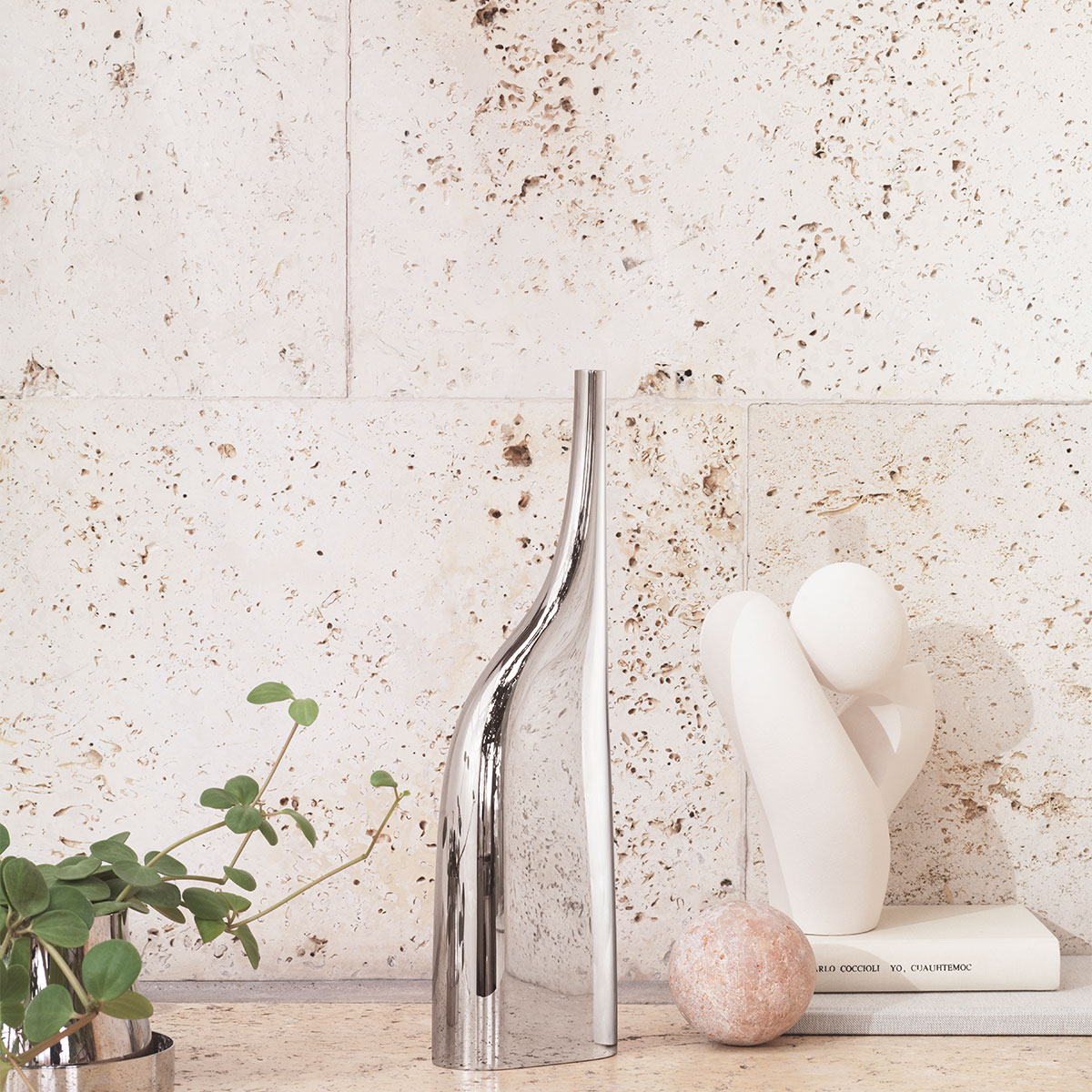 TERRA Watering Can Stainless Steel, 0.9L 0 1