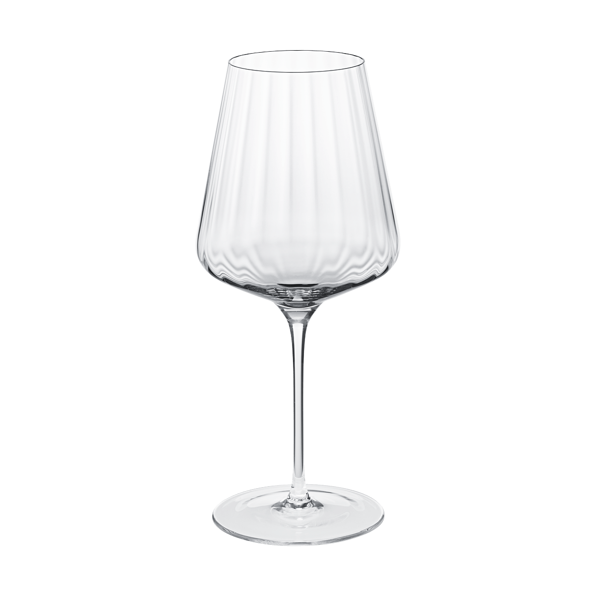 Bernadotte red wine glasses in lead-free crystal