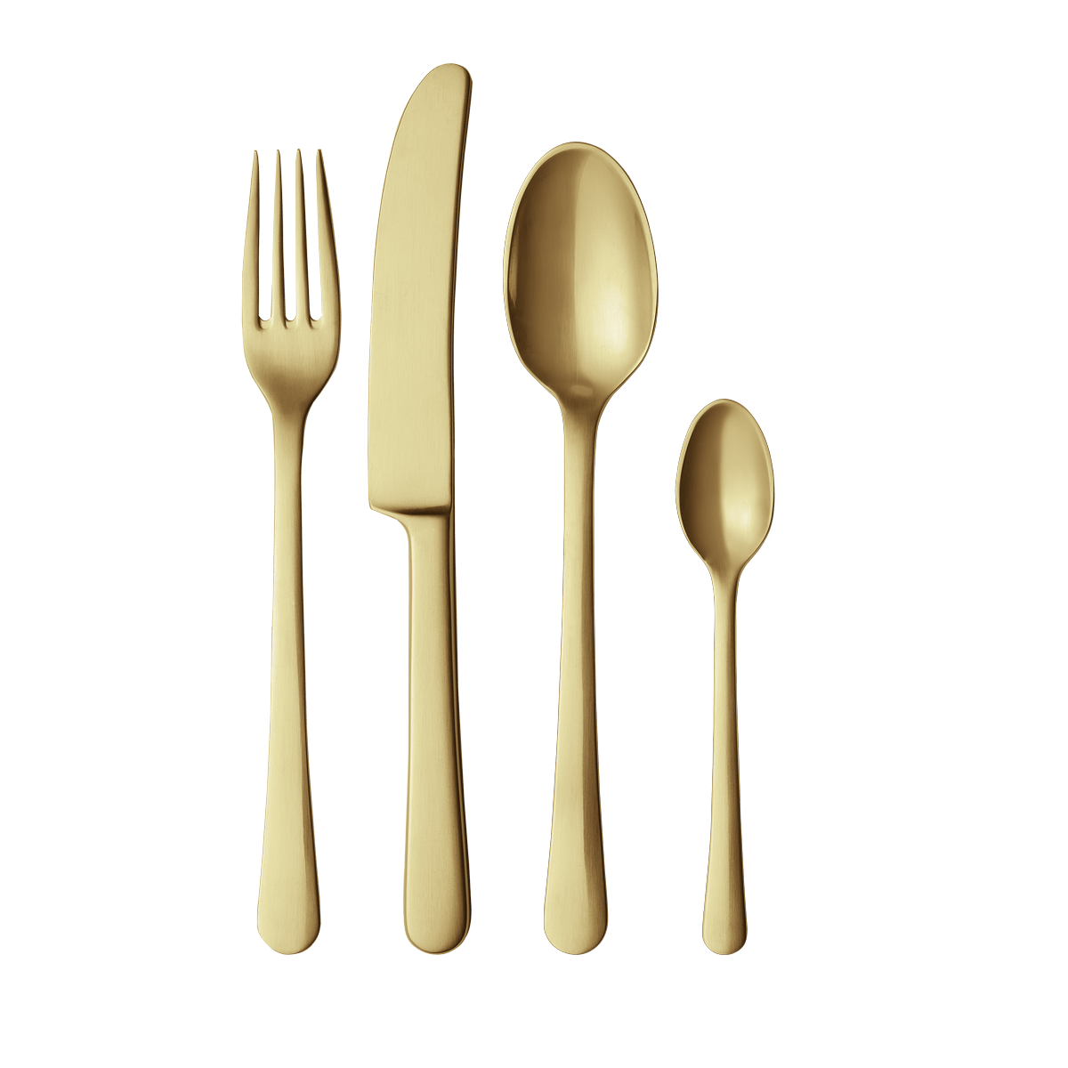 COPENHAGEN, Matte Gold, 4pcs COPENHAGEN, Matte Gold, 4pcs