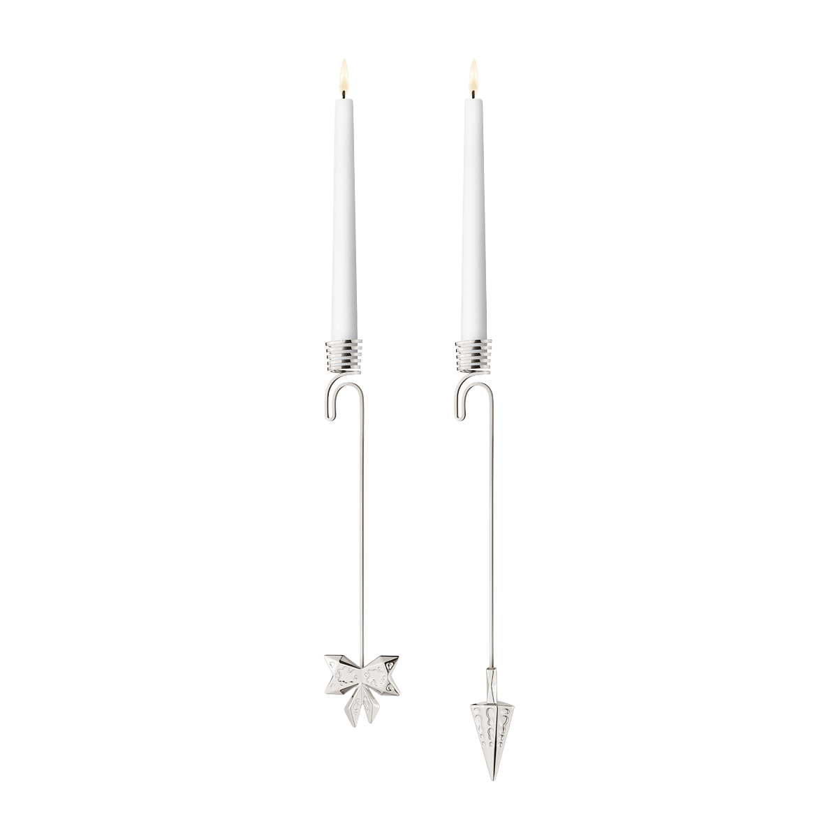 2022 Candleholder set, Bow & Cone 0 1