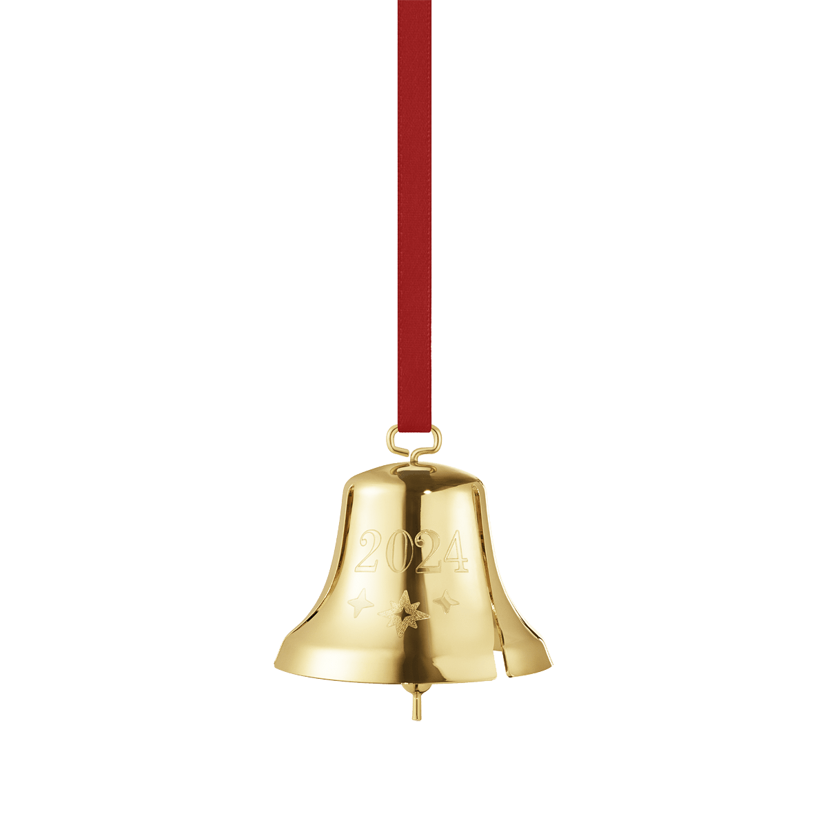 Bell♡ 　0204 2024 Bell in 18kt gold-plated brass