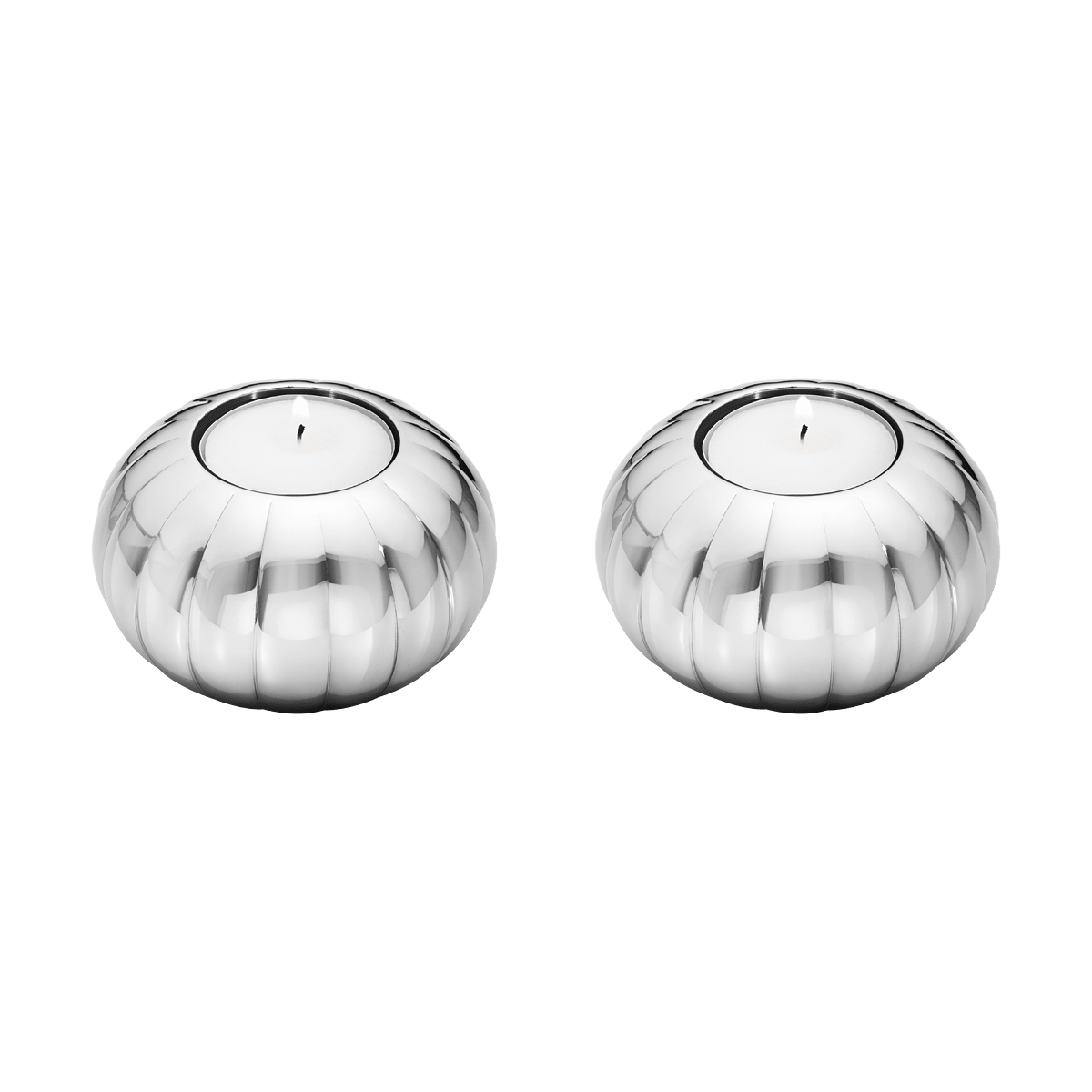 ベルナドッテ (BERNADOTTE) ティーライト キャンドルホルダー 2ピースセット 1 2