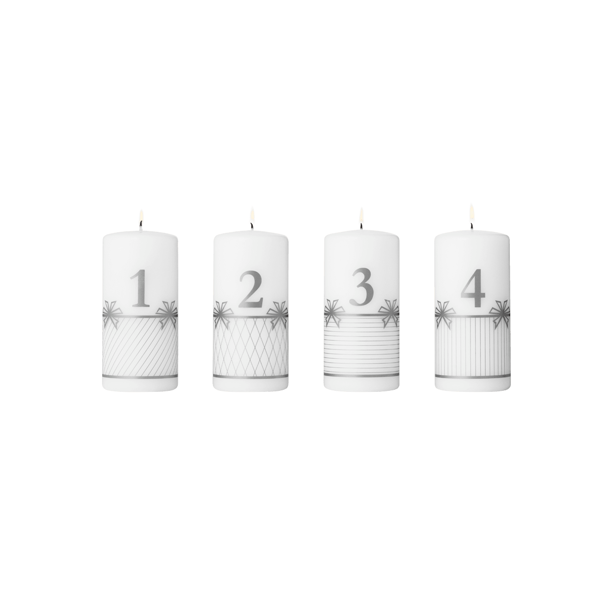 2025 Advent Candle, 4pcs 0 1