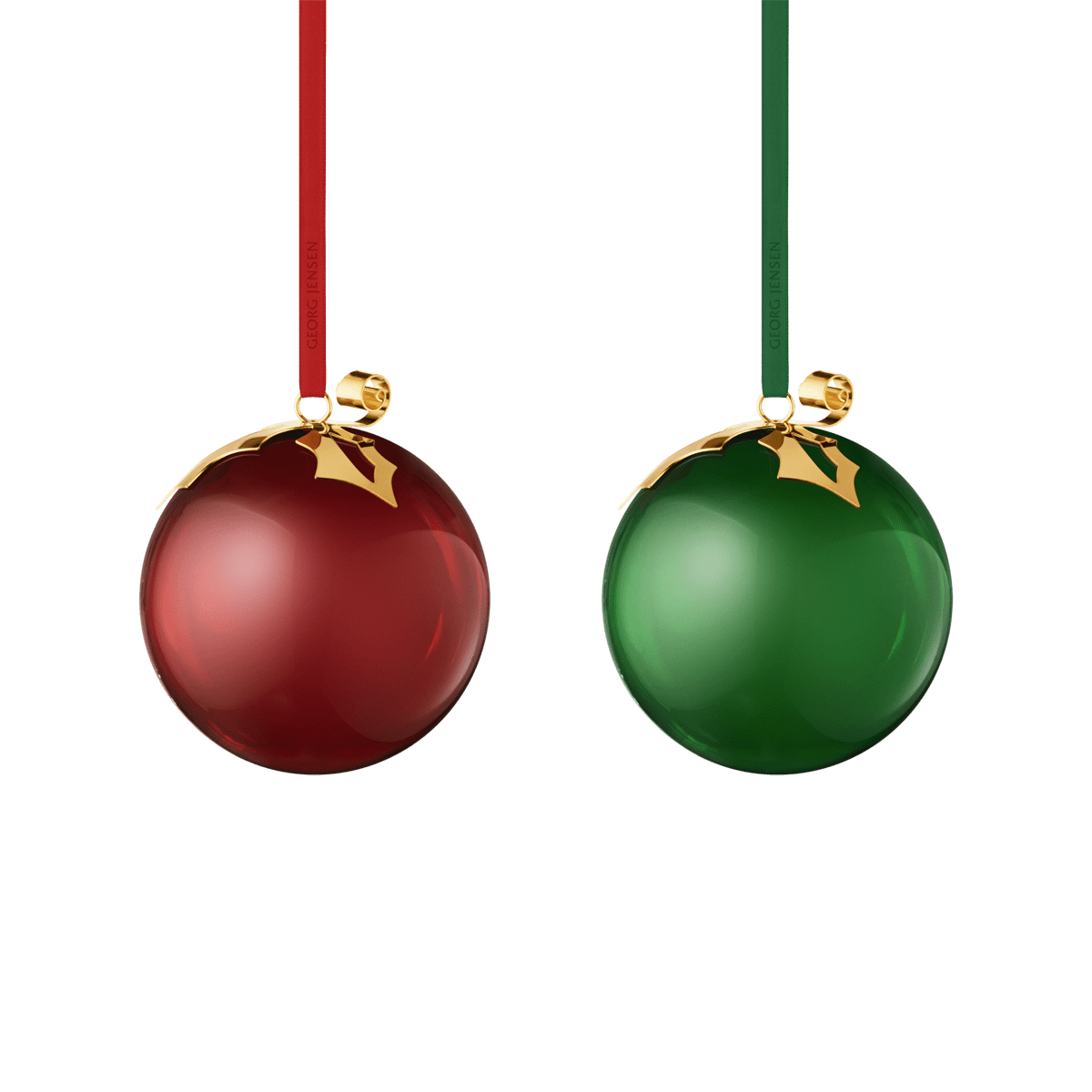 2026 Glass Baubles, 2pcs 0 1