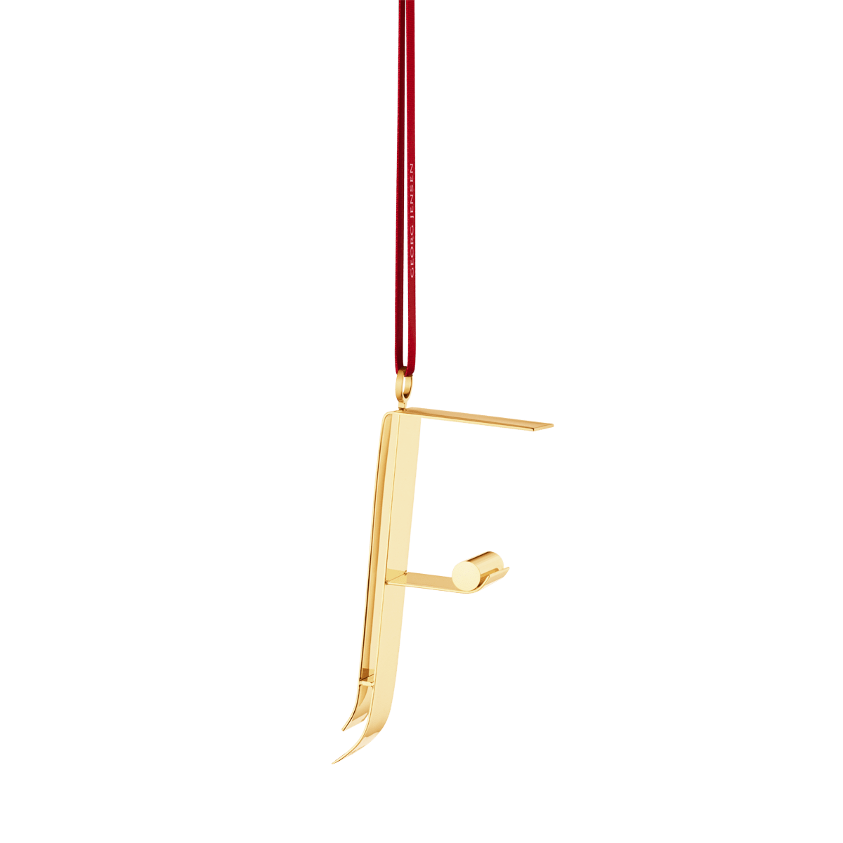 Letter Ornament, F 0 1