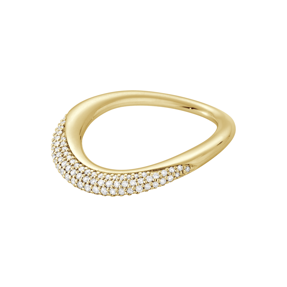 オフスプリング (OFFSPRING) リング 18K ゴールド + ダイヤモンド。 オフスプリング (OFFSPRING) リング 18K ゴールド + ダイヤモンド。
