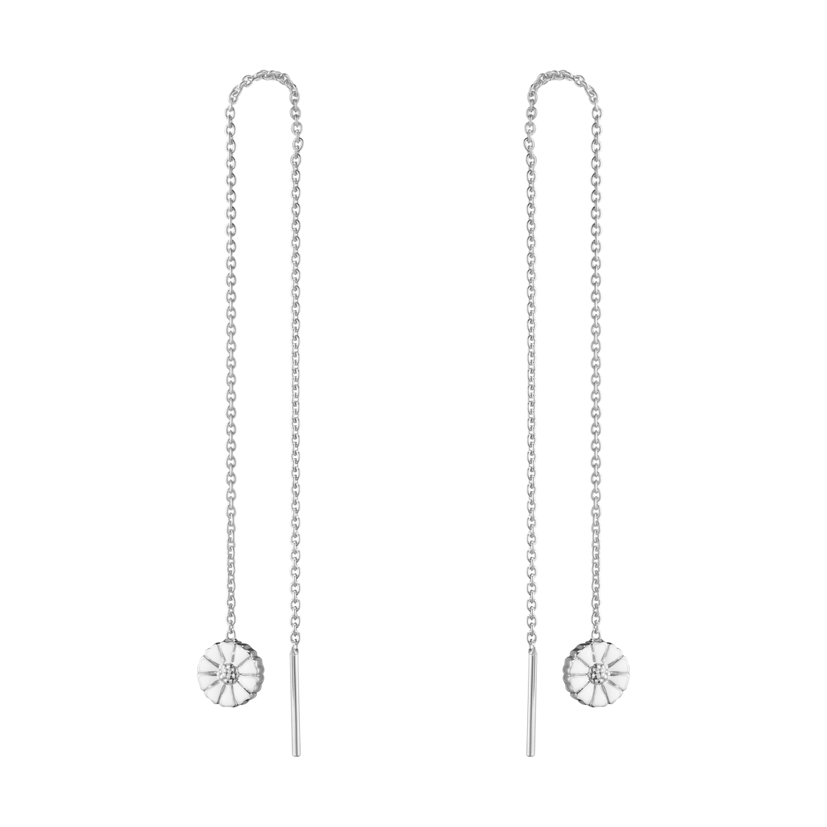 Daisy sterling silver earrings top