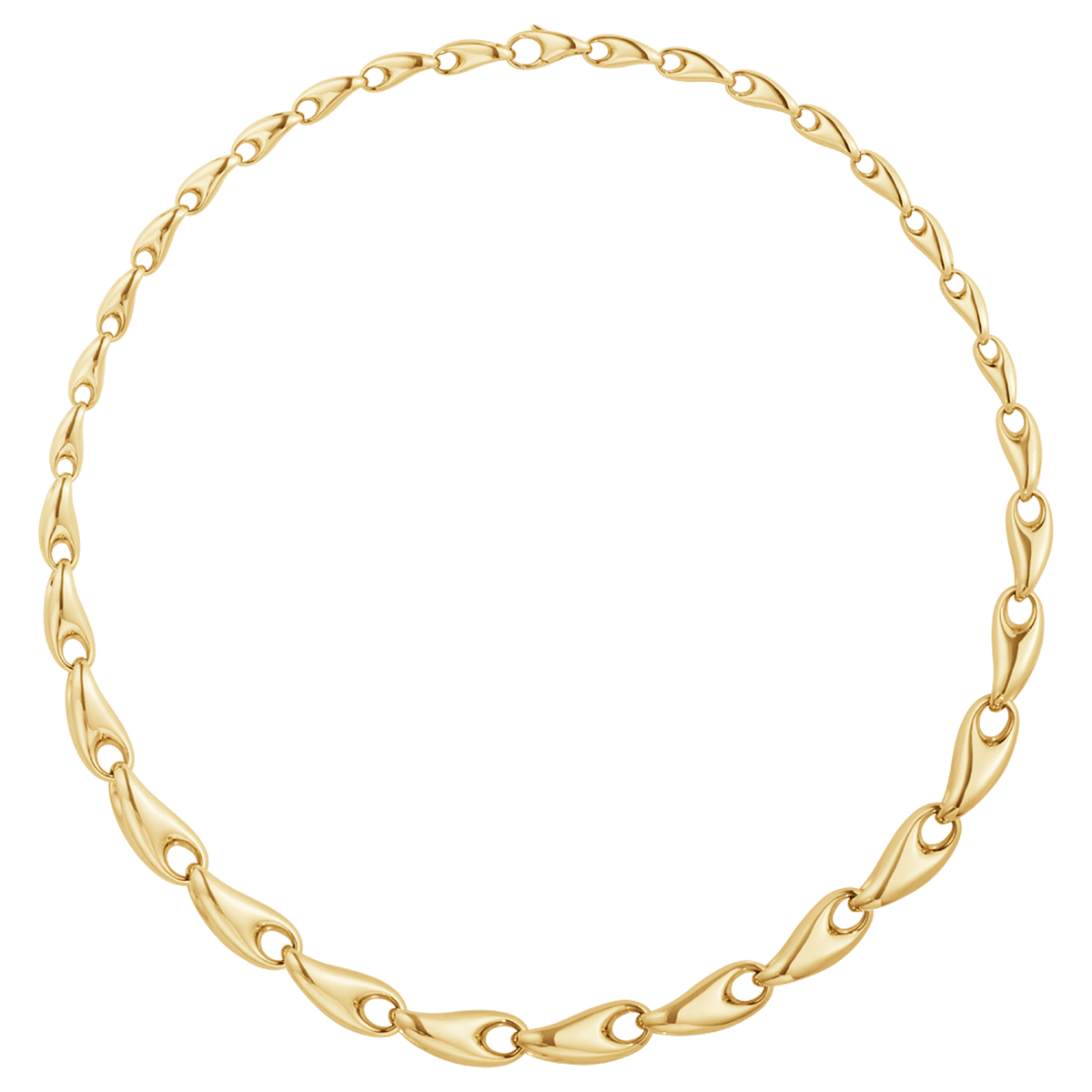 Link 18kt REFLECT gold necklace, in large,