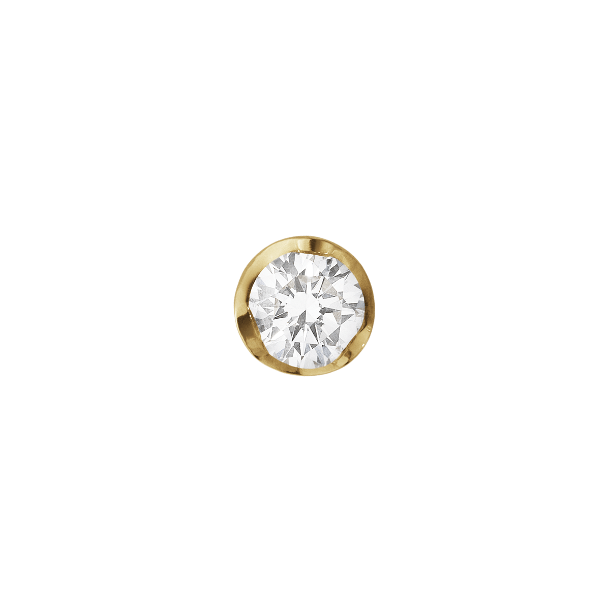 GEORG JENSEN SIGNATURE DIAMONDS Solitaire Stud Earring in 18kt
