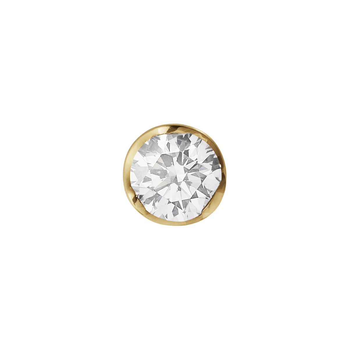 Solitaire on sale ear studs