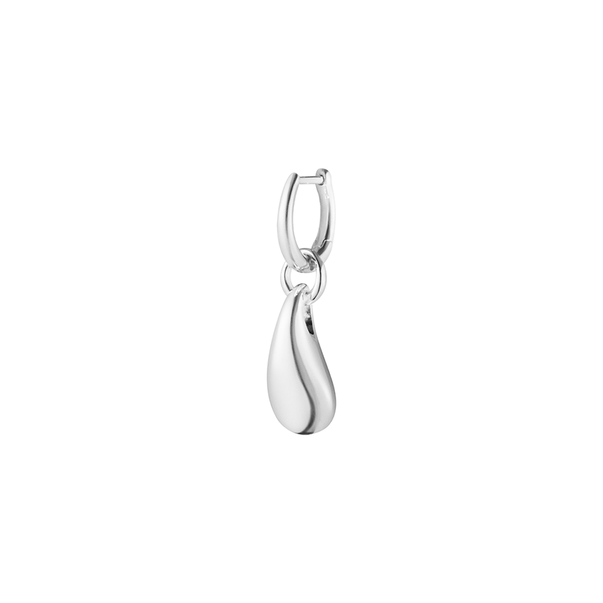 スターリングシルバー製 Georg Jensen Reflect ドロップピアス シングル